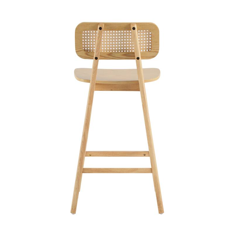 Bari Indoor Wood Barstool