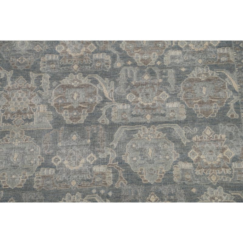Silver Washed Traditional Ziegler Turkish Wool Area Rug Bedroom Carpet - 6'7" x 9'10"