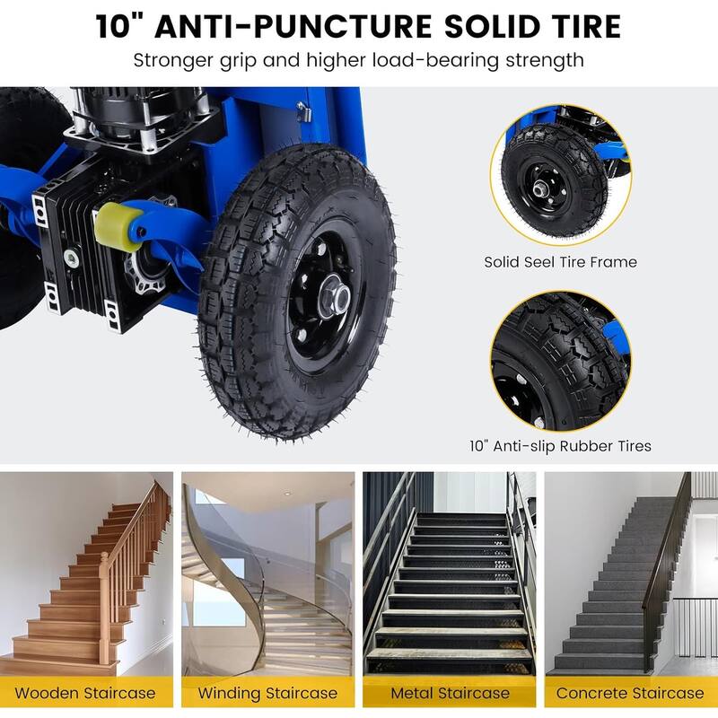 Electric Stair Climbing Dolly Electric Stair Climbing Hand Trucks 441-880lb Capacity