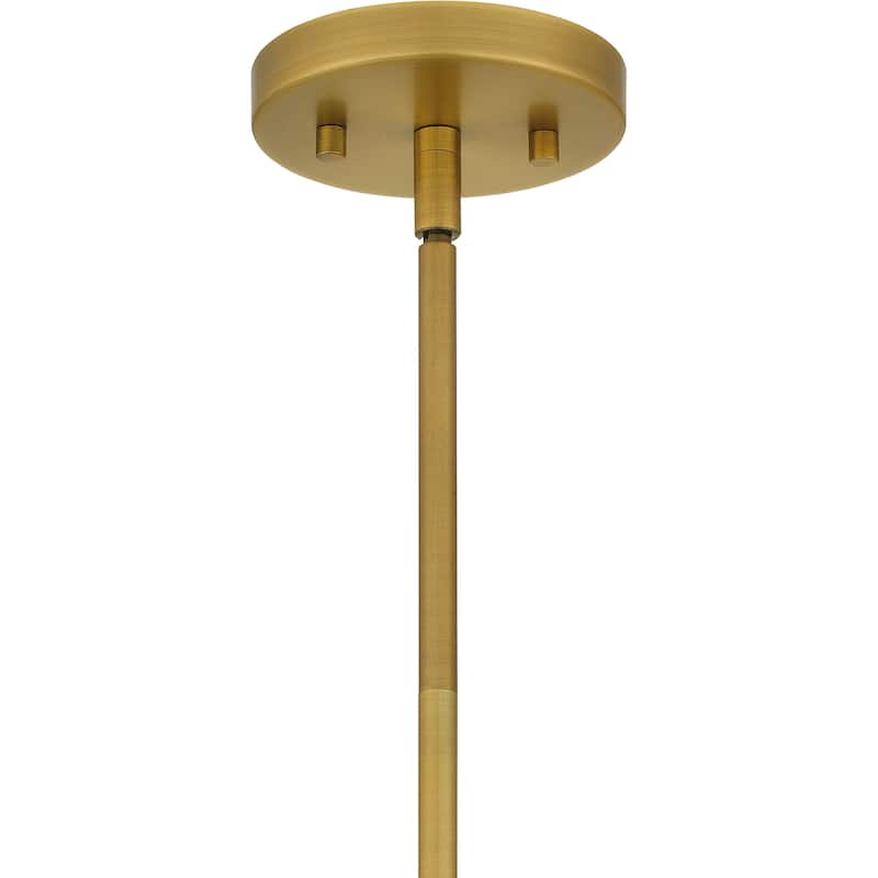 Jansen 1-Light Brushed Gold Pendant Light