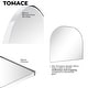 preview thumbnail 32 of 31, TEHOME Dezerae Large Arch Mirror for Mantel, 40'' W x 32'' H
