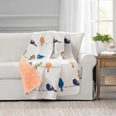 Lush Decor Rowley Birds Throw Blanket