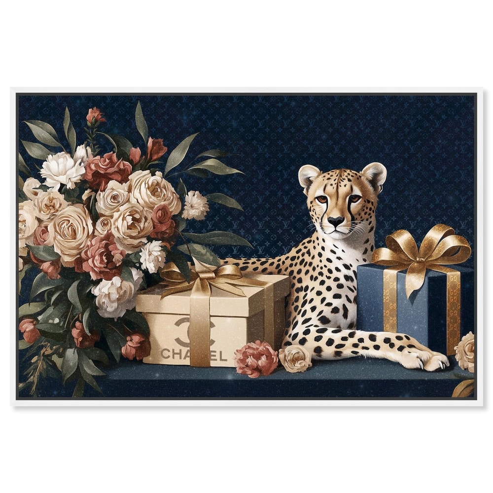 Cheetah Glam Gift Boxes Canvas by Art Remedy