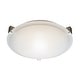 preview thumbnail 6 of 4, Trans Globe Lighting Neptune 3 Light 15" Wide Flush Mount Bowl Ceiling White