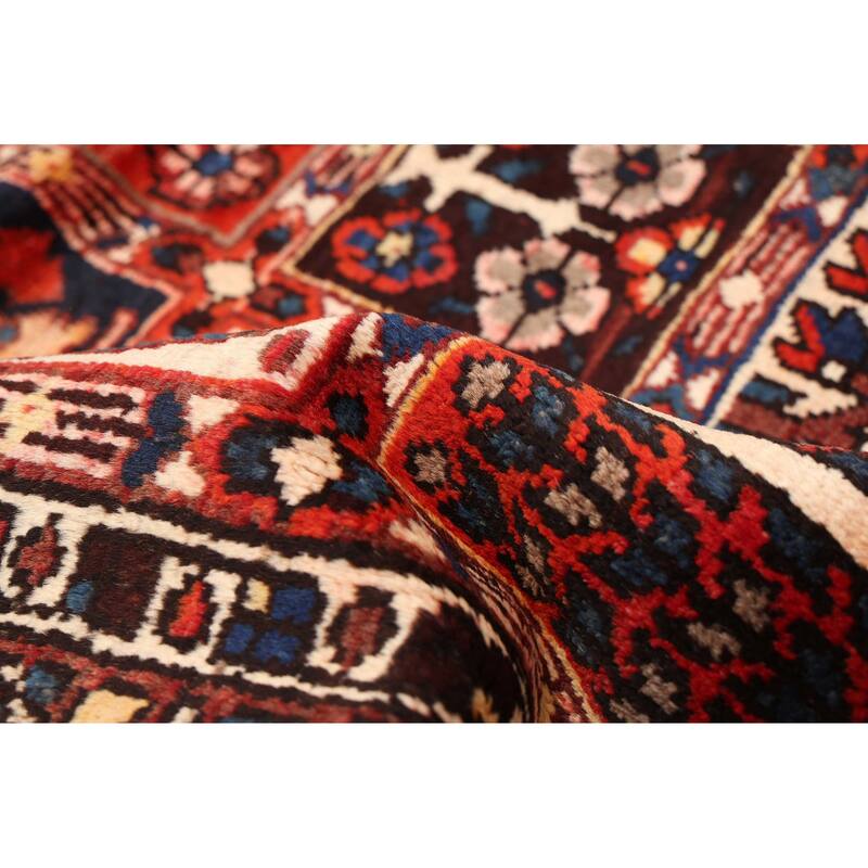 ECARPETGALLERY Hand-knotted Kayseri Vintage Red Wool Rug - 4'4 x 6'7