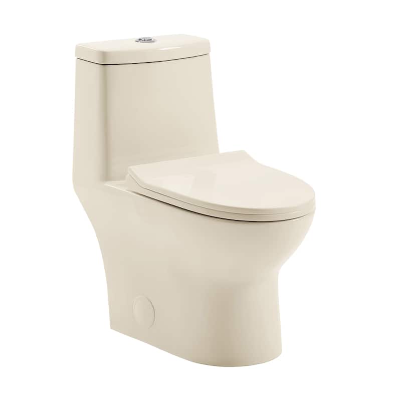 Swiss Madison SM-1T112 Ivy One Piece Dual Vortex 1.1/1.6 GPF Toilet