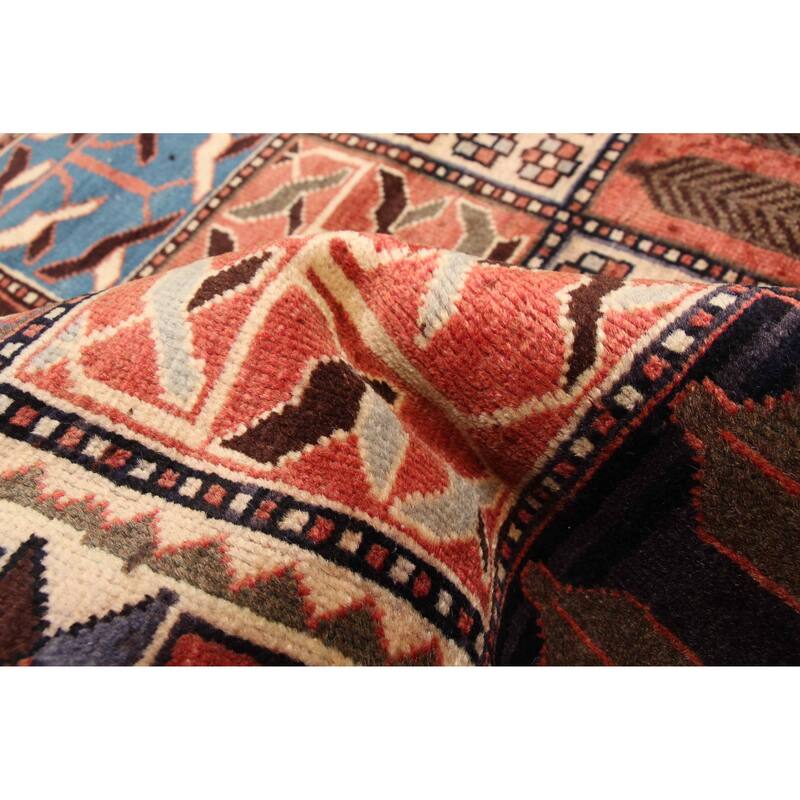 ECARPETGALLERY Hand-knotted Kayseri Vintage Light Red Wool Rug - 4'11 x 9'6