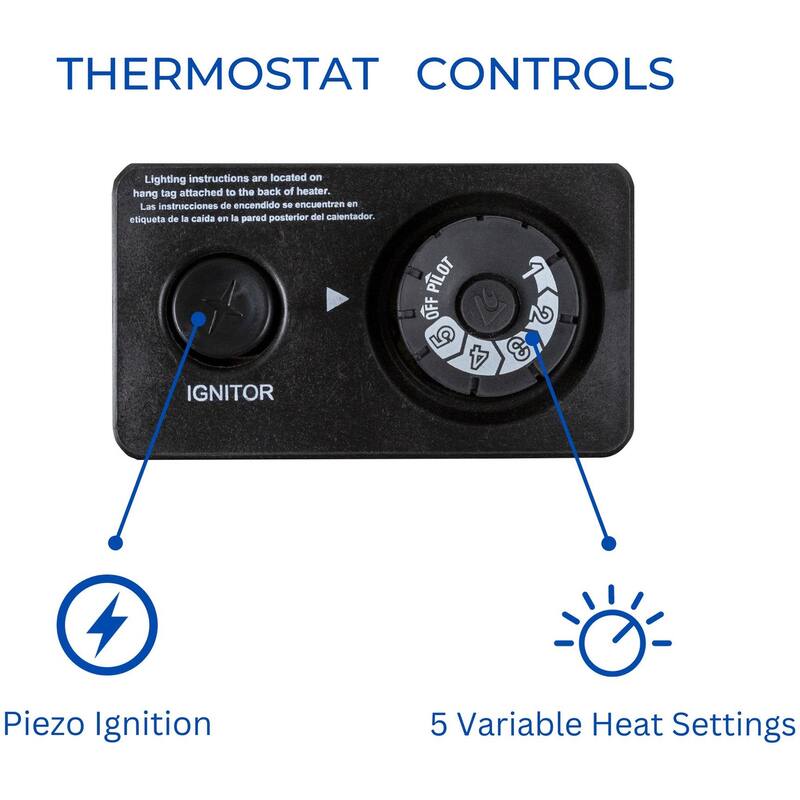 Duluth Forge ML250TPA-B 25,000 BTU Liquid Propane Portable Heater with