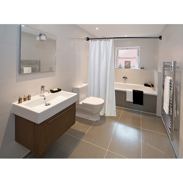 Shower sales rods curved