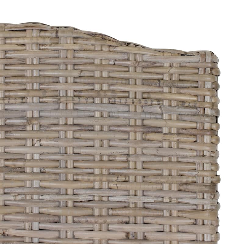 Natural Rattan Cushioned Dining Chairs By - Set Of 2 by East at Main