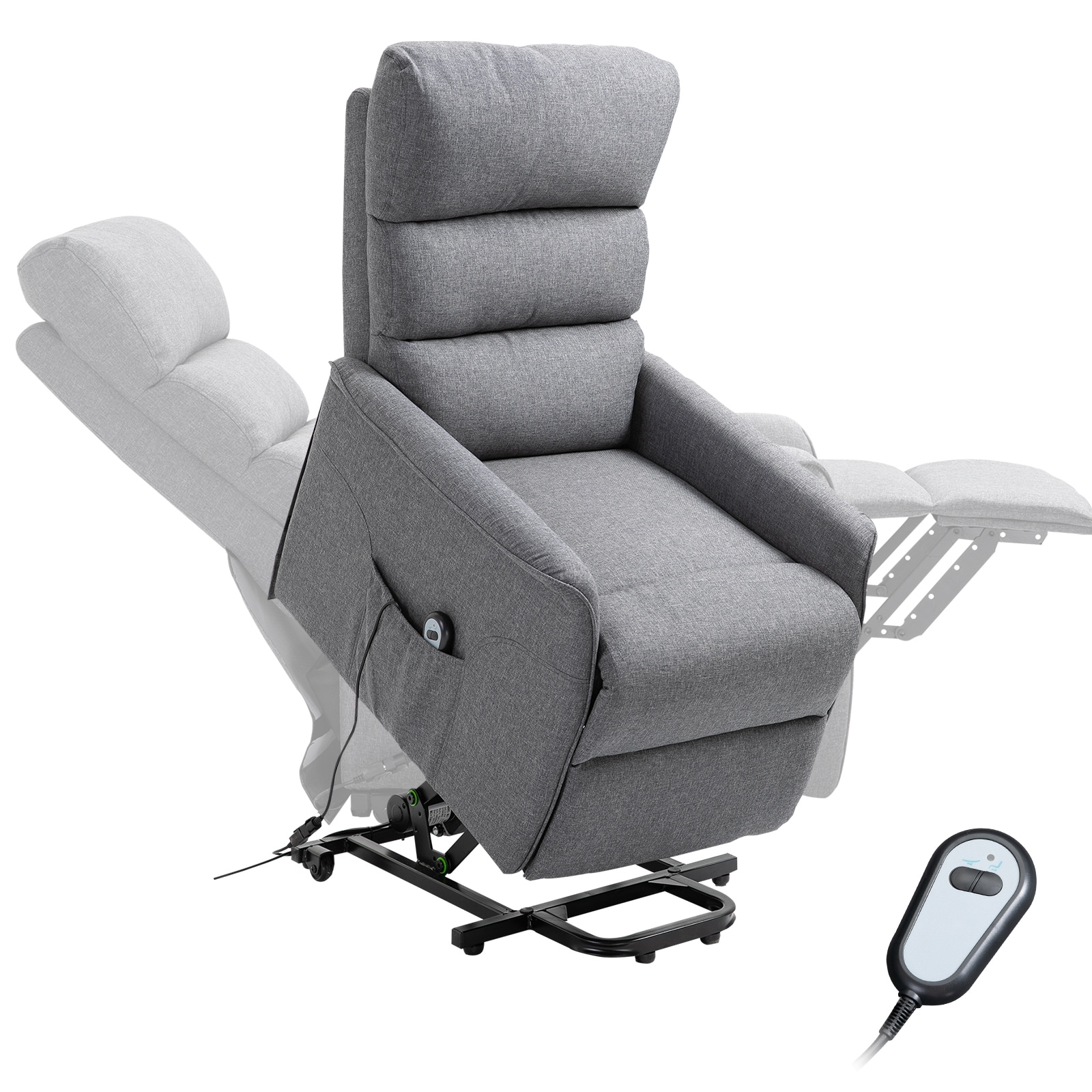 Homcom power lift assist recliner chair store