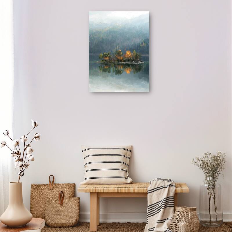 Lake Escape By Studio Arts Canvas Art Print