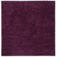 preview thumbnail 45 of 140, SAFAVIEH August Shag Solid 1.2-inch Thick Area Rug 5'3" Square - Purple
