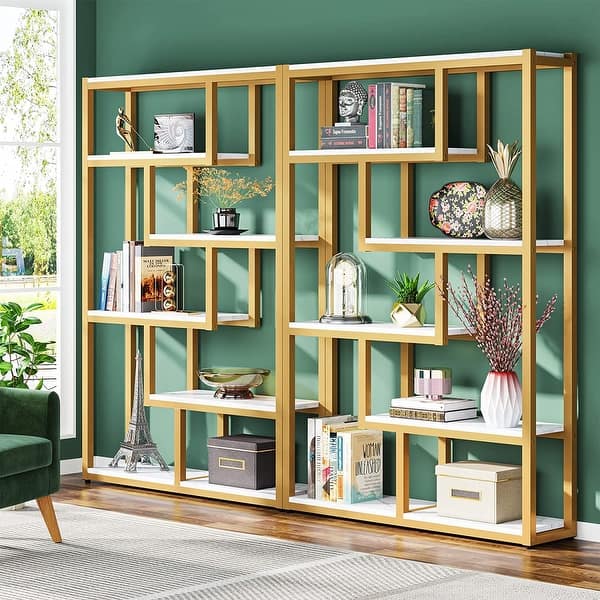 6-tier Etagere Bookshelf Bookcase with Storage and Display Shelves - On Sale - Bed Bath & Beyond