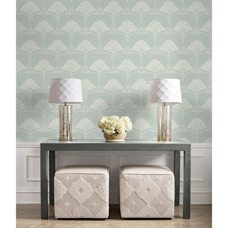 NextWall Deco Floral Peel and Stick Wallpaper