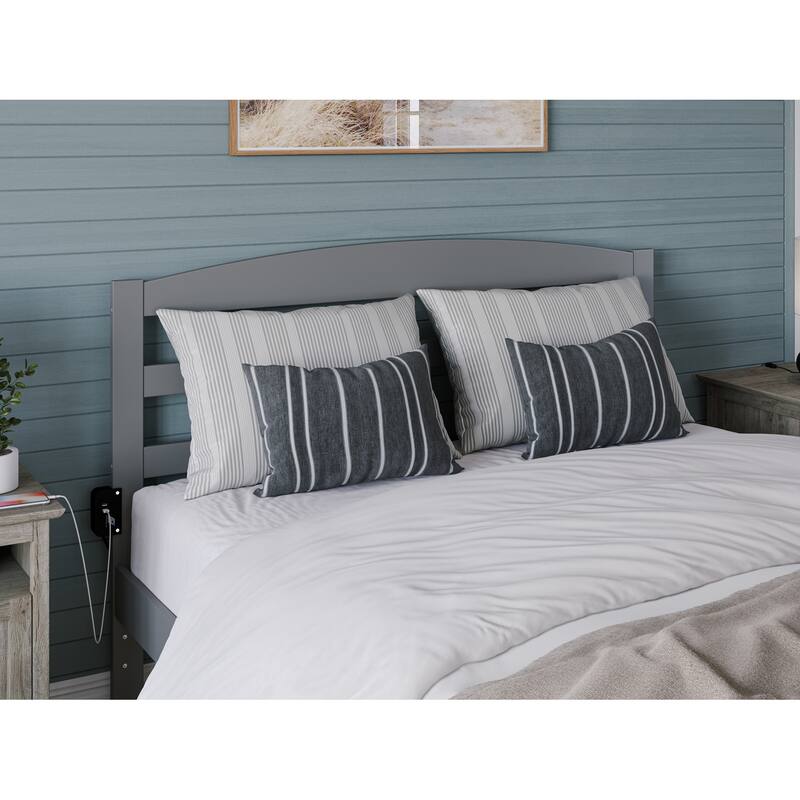 Warren Solid Wood Platform Bed with Footboard
