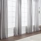 preview thumbnail 30 of 29, Chanasya Textured Kitchen Bedroom Semi-Sheer Window Curtain Panel Pair (Set of 2)