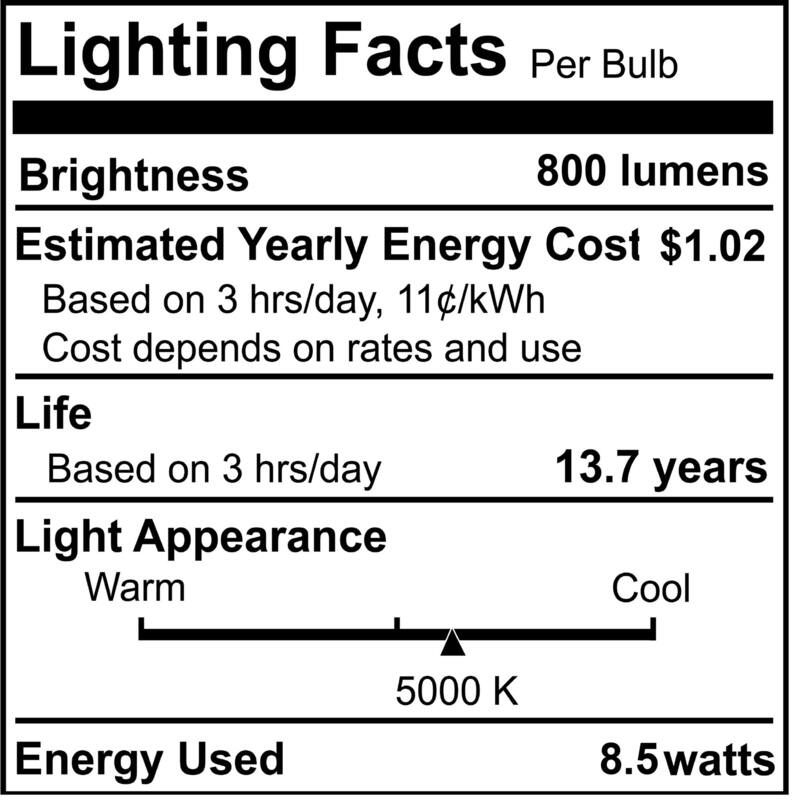 Bulbrite Pack of (2) Dimmable A19 Medium (E26) LED Filament Bulb