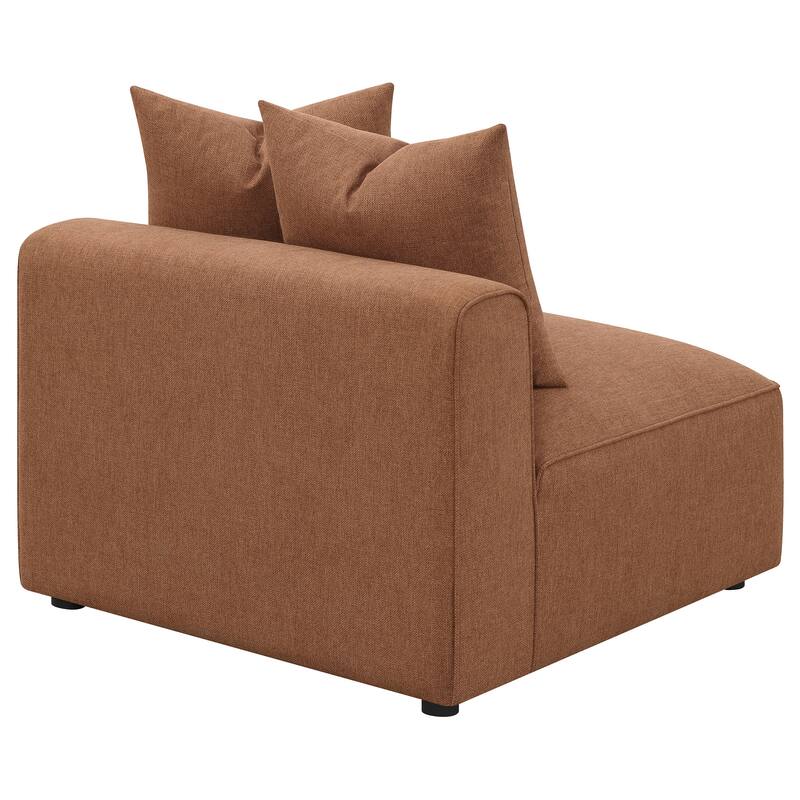 Jennifer Upholstered Tight Back Armless Chair