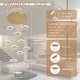 preview thumbnail 13 of 20, Gold Spiral Lotus Chandelier Dimmable Modern LED Pendant Light High Ceiling Chandeliers for Villa Staircase Entryway