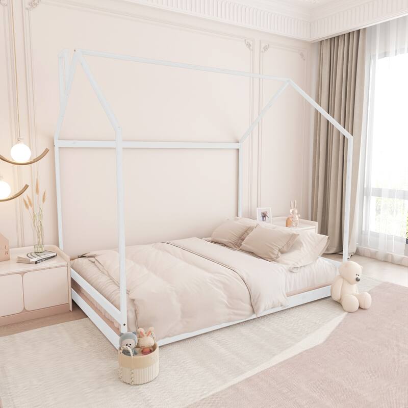 House Bed Frame Wood Bed