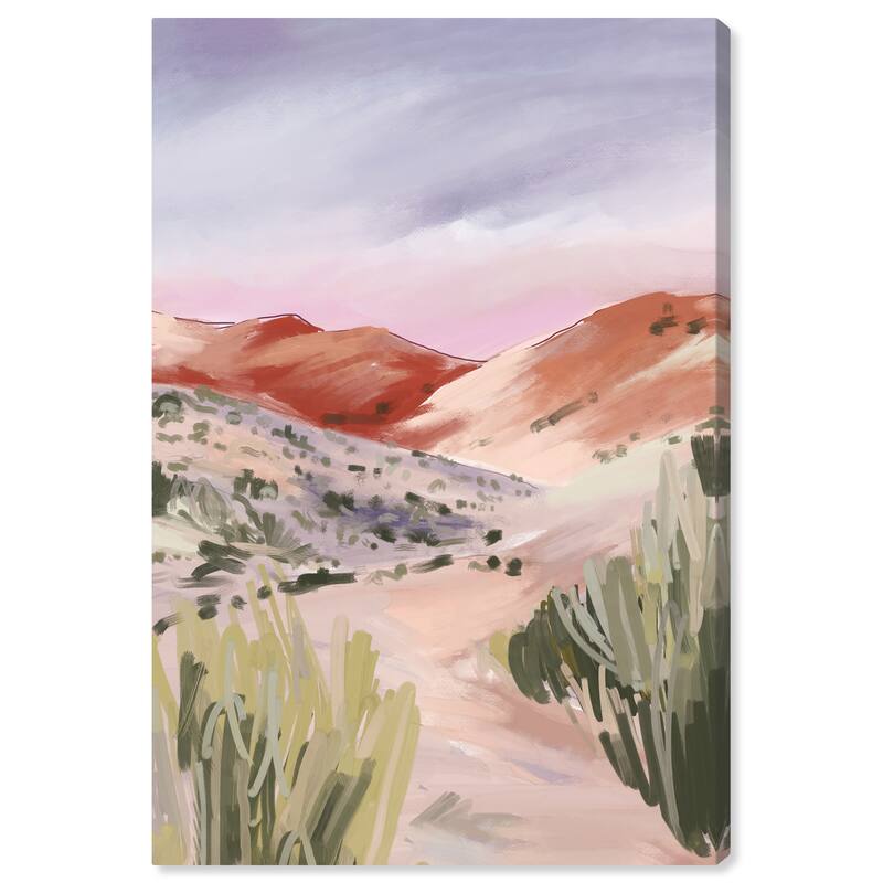 Wynwood Studio Canvas Nature and Landscape Best Desert Way Brown and Rustic Wall Art Canvas Print