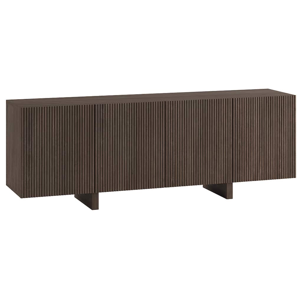 Harold Rectangular Fluted TV Stand for TV's up to 75" - 68" Wide