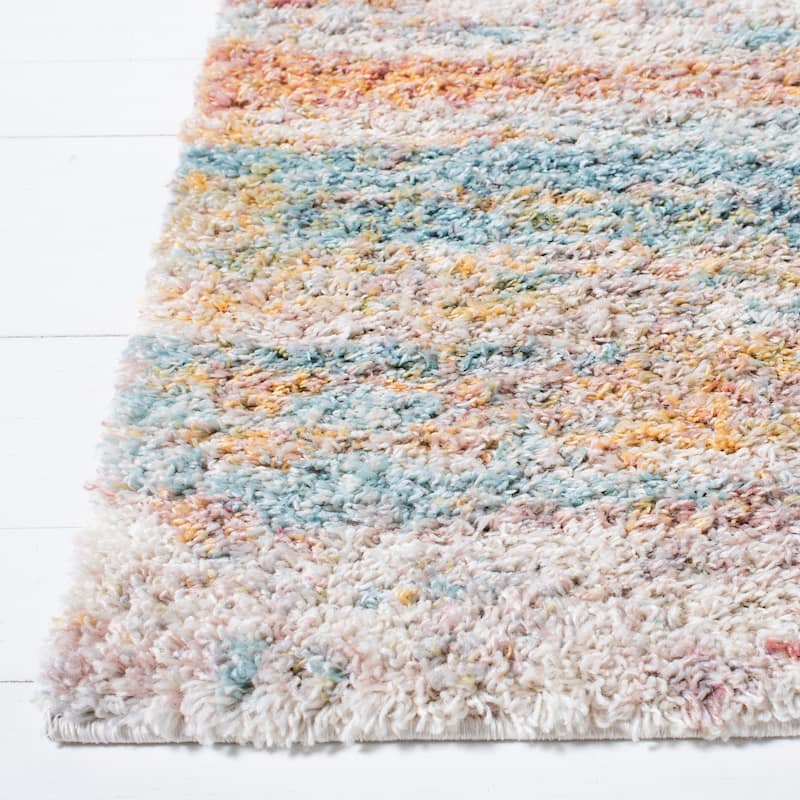 SAFAVIEH Calista Shag Maiu Abstract 1-inch Thick Rug