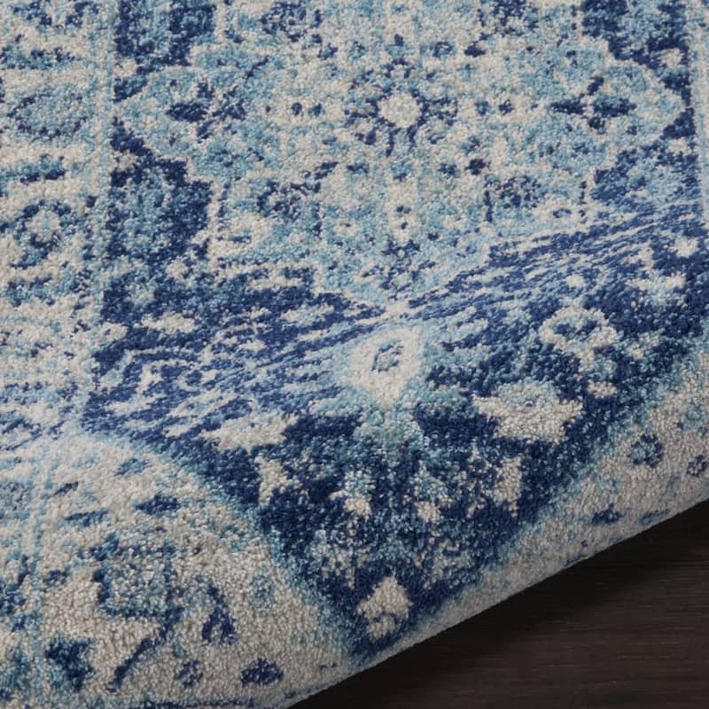 HomeRootsFloral Medallion Transitional Rectangle Area Rug - 48' X '24' X '0.5