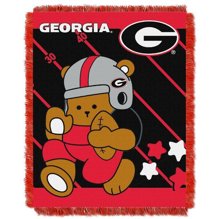 NCAA Full Back Jacquard Baby Throw Blanket