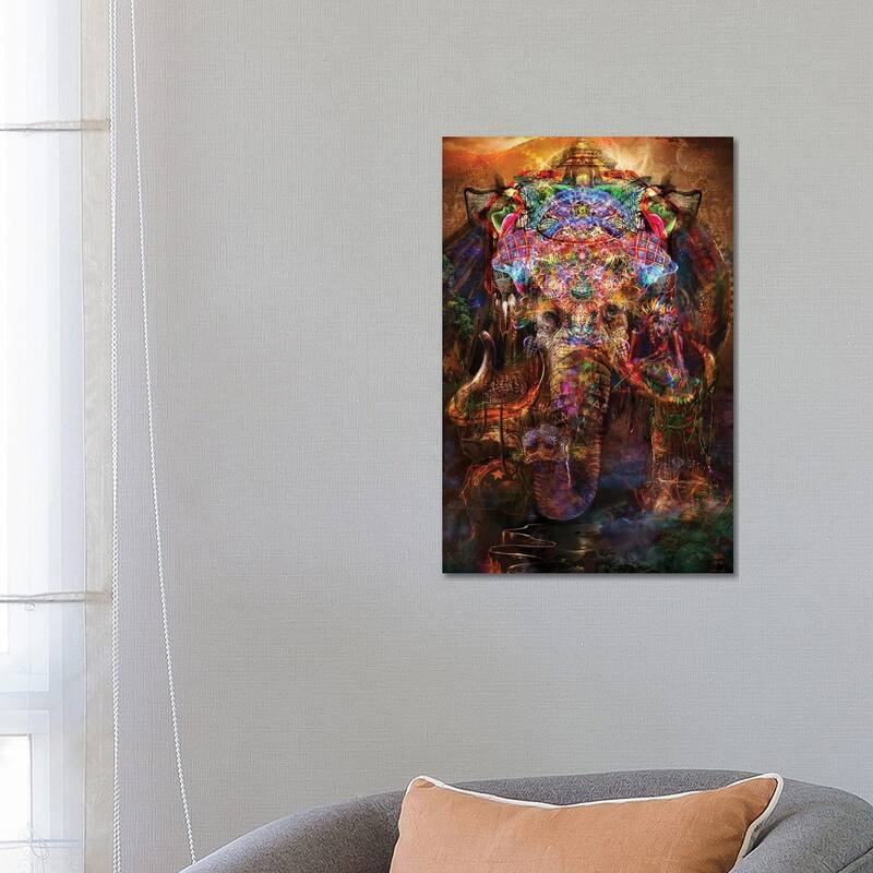iCanvas "Ganesha" by Jumbie Canvas Print - 26x18x1.5