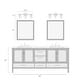 preview thumbnail 11 of 10, Rella Modern Farmhouse Black Gold Bathroom Vanity Light Orb Glass Dimmable Wall Sconces for Powder Room