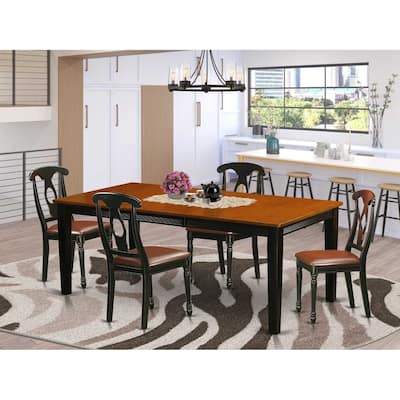 Dining Table Set Wood Kitchen Table Chairs Set for 4-5 People