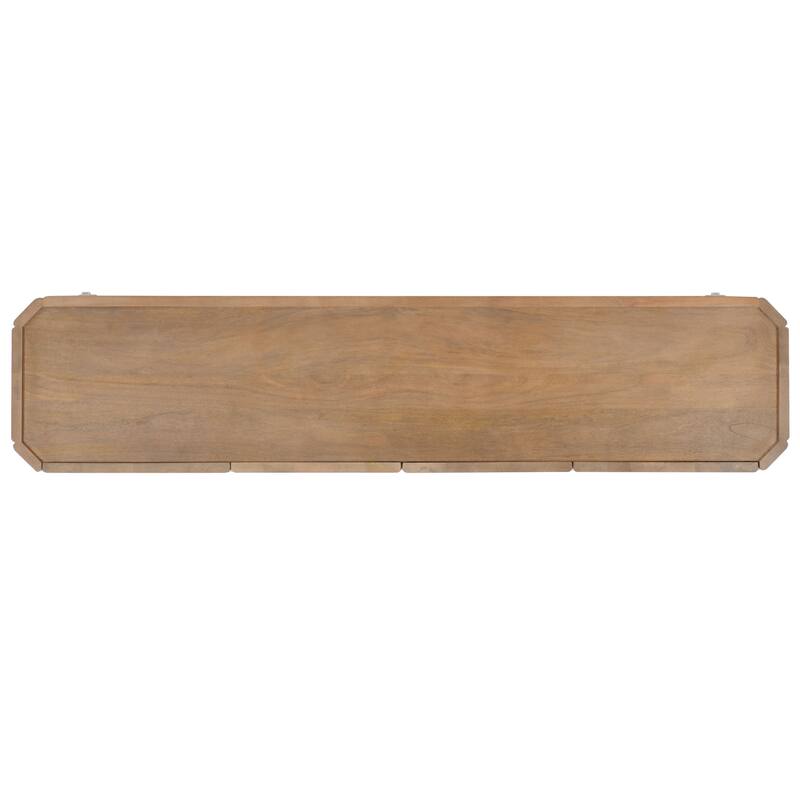 SAFAVIEH Couture Howie 4-Door Wood Sideboard - 71"W x 16"D x 32"H