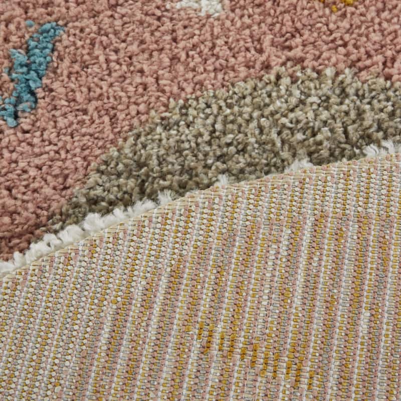 Mod-Tod Donut Shag Kids Novelty Area Rug - 3'11" Round