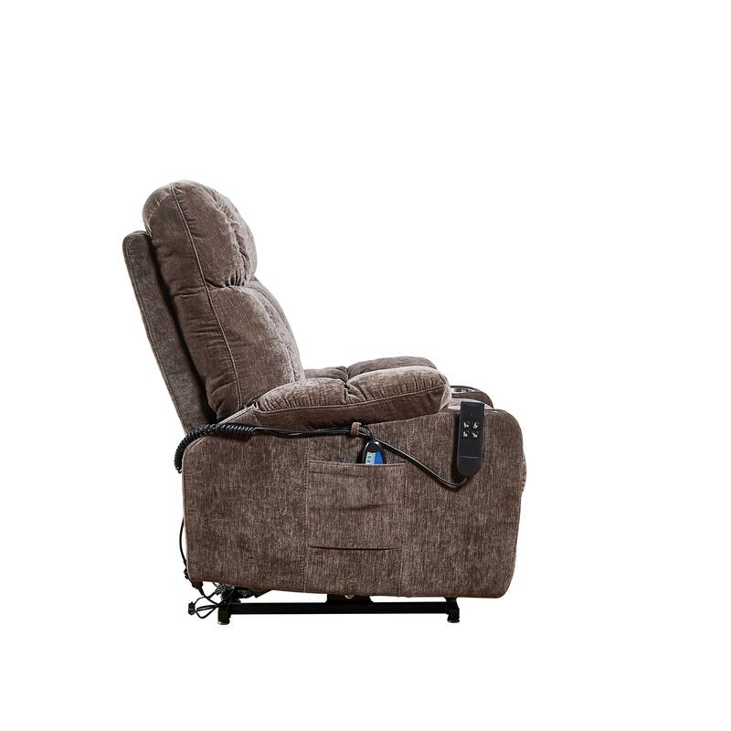 GDFStudio - Liyasi Dual OKIN Motor Power Lift Recliner with Infinite Positioning