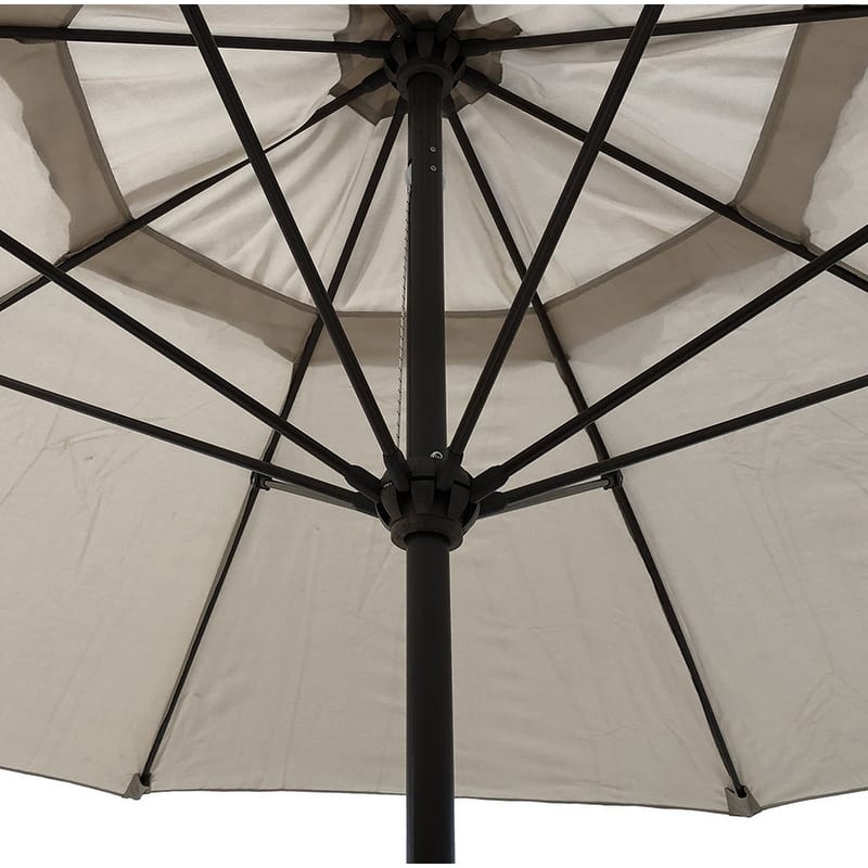 Tropishade 11' Aluminum patio umbrella with Beige Olefin Cover