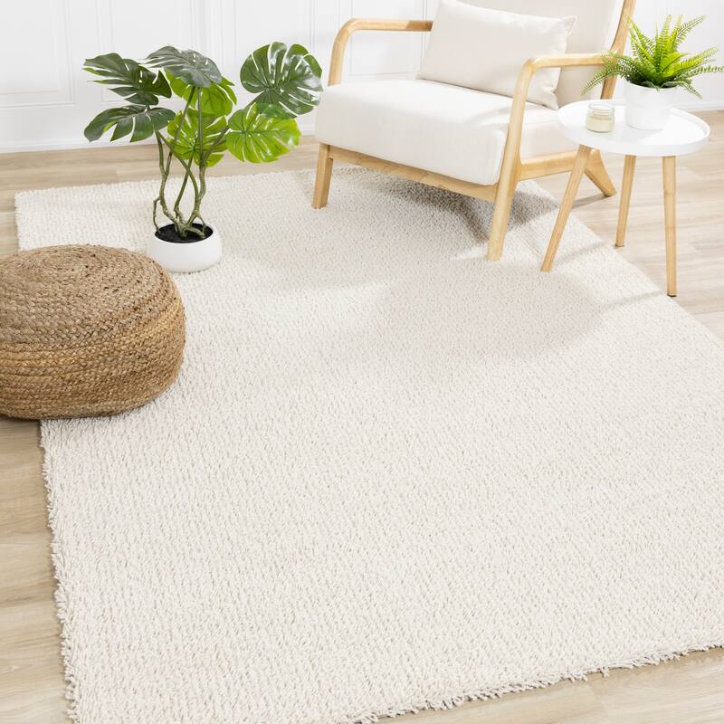 Cypress Collection - Soft Neutral Two-Toned Recycled Area Rug