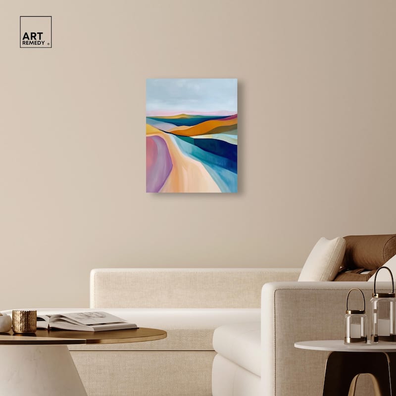Colorful Dunes II Canvas by Art Remedy, Gallery Wrapped