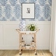 preview thumbnail 35 of 33, Butler Selena Blue & White Rattan Bar Cart