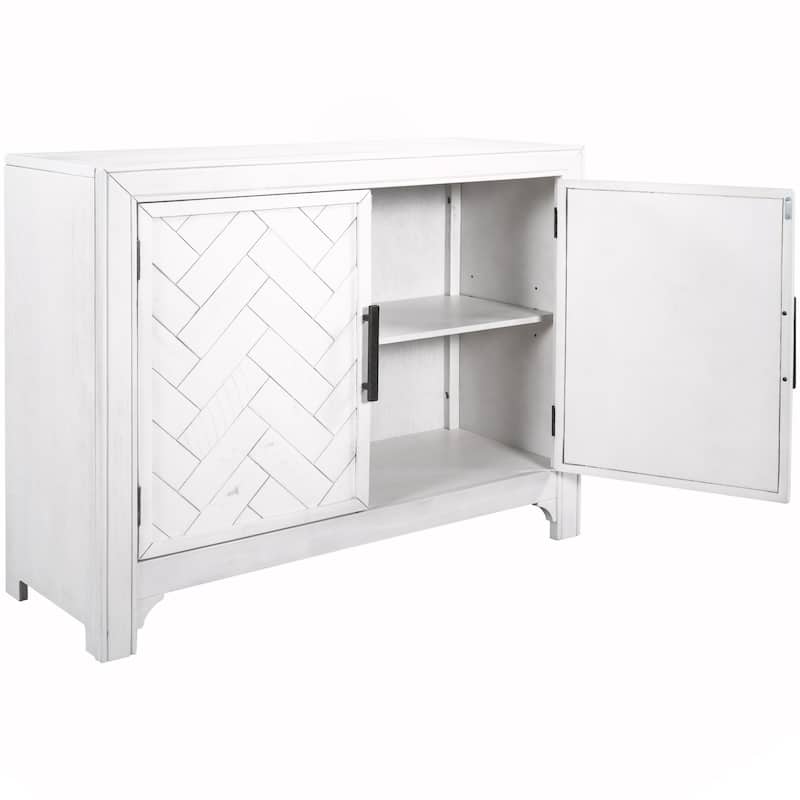 Console Table Sofa Table with 2 Shelves