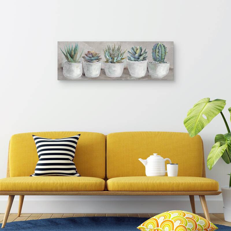 Potted Gems by Studio Arts Canvas Art Print
