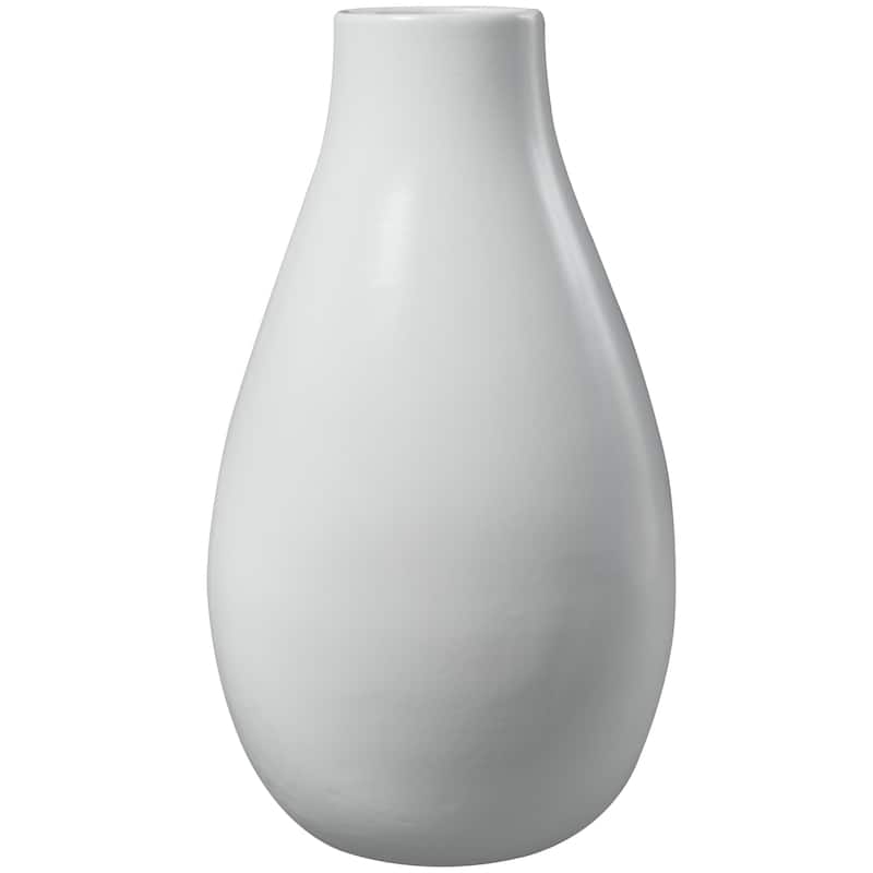 Ceramic Decorative Vase - White or Black - Roche River Decor