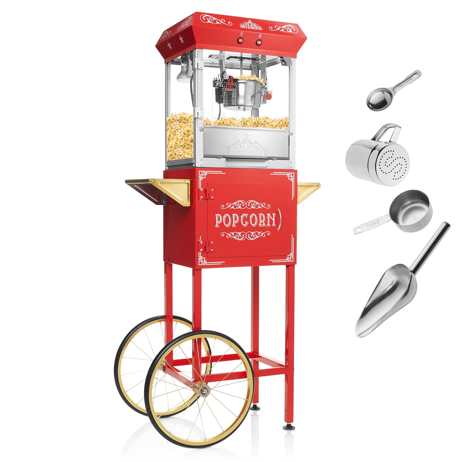 vintage popcorn machine