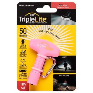 TripleLite 50 lm Pink LED Flashlight AAA Battery - Bed Bath & Beyond ...