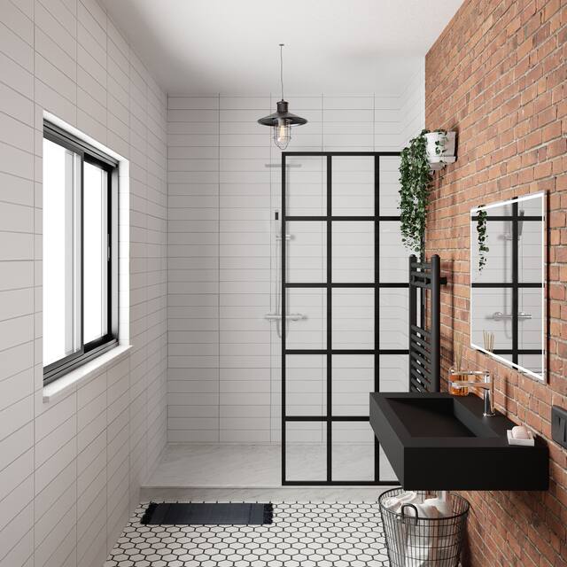 Pyramid Solid Surface Wall-Mounted Bathroom Sink