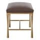 preview thumbnail 5 of 4, Uttermost Reform Gold Small Bench
