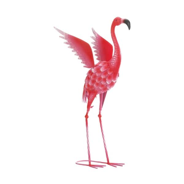 Tropical Tango Flamingo Statue - Overstock - 32766295