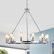 preview thumbnail 2 of 20, Liam 12-Light 35 Inch Round Wagon Wheel Chandelier
