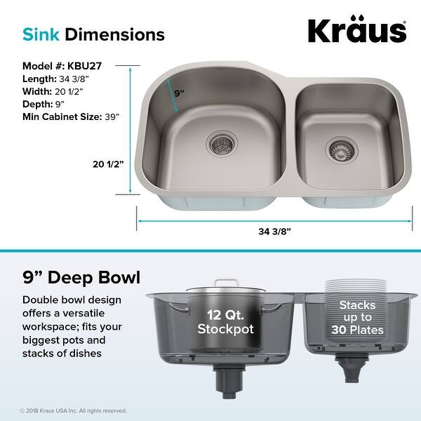 what size undermount sink for a 30 inch cabinet kraus premier stainless steel 35 inch 2 bowl undermount what size undermount sink for a 30 inch cabinet kraus premier stainless steel 35 inch 2 bowl undermount